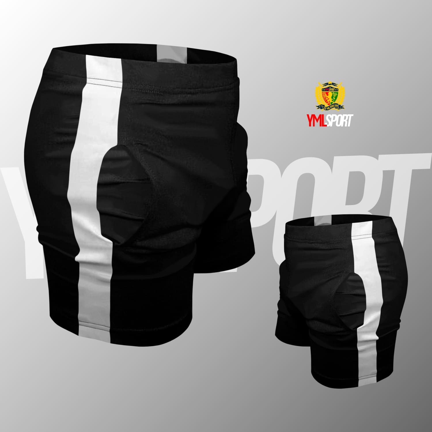 69108 Short de Entrenamiento GYM Negro