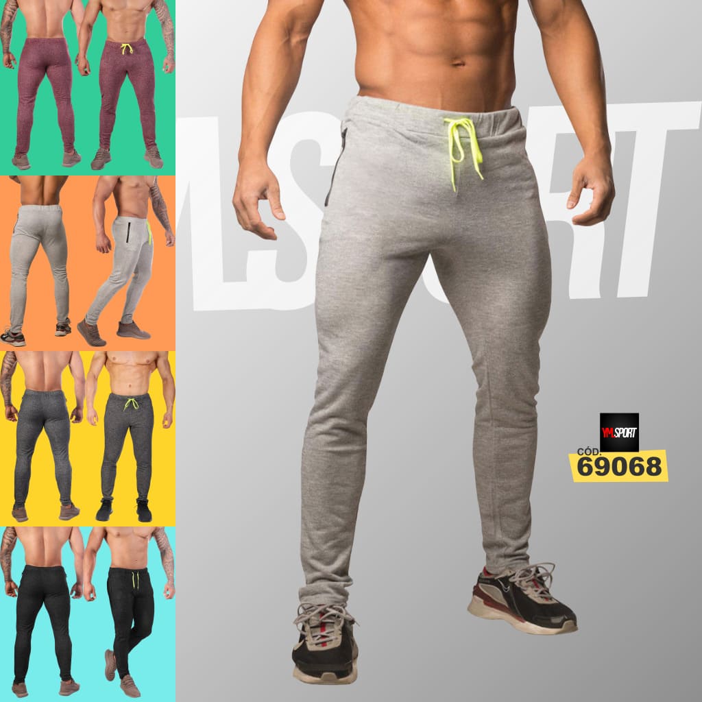 69068 - Jogger de Entrenamiento Plomo Plata