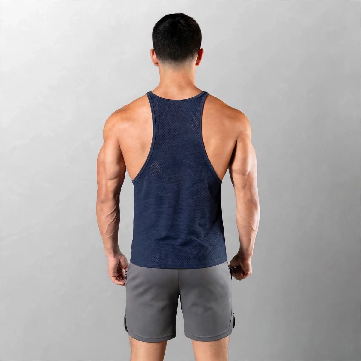 BVD Olímpico Malla Entrenamiento GYM Azul Marino 69090 - YML SPORT