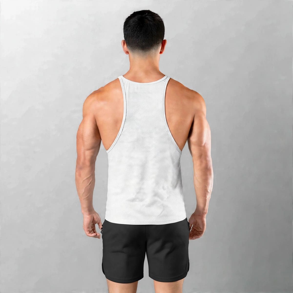 BVD Olímpico Malla Entrenamiento GYM Blanco 69090 YML SPORT