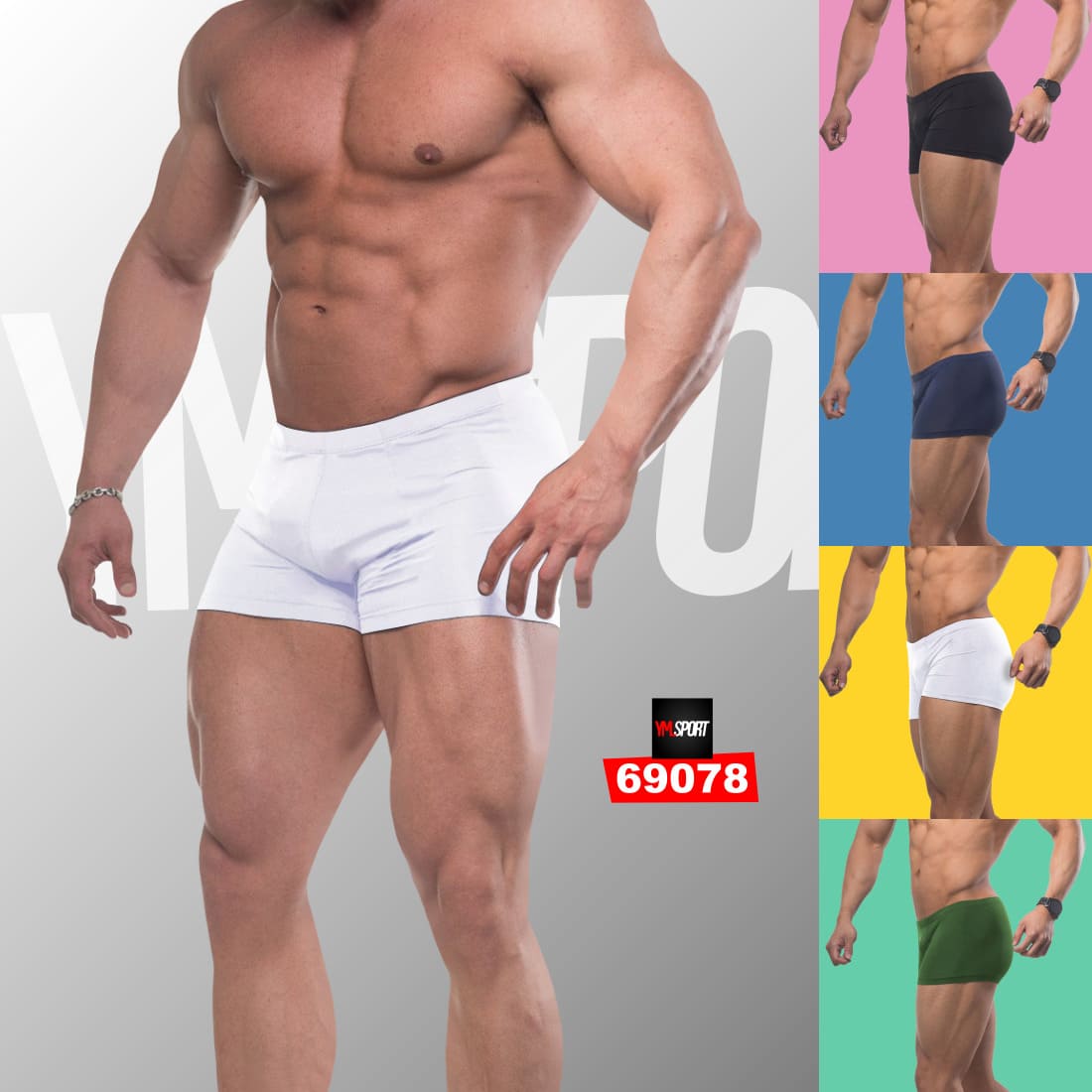 69078 Bóxer de Exhibición Blanco