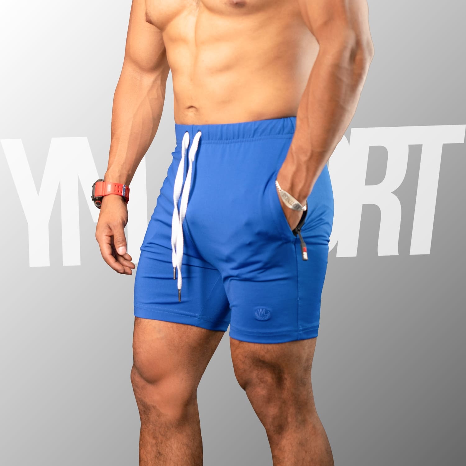 69119 Short de Entrenamiento Azulino