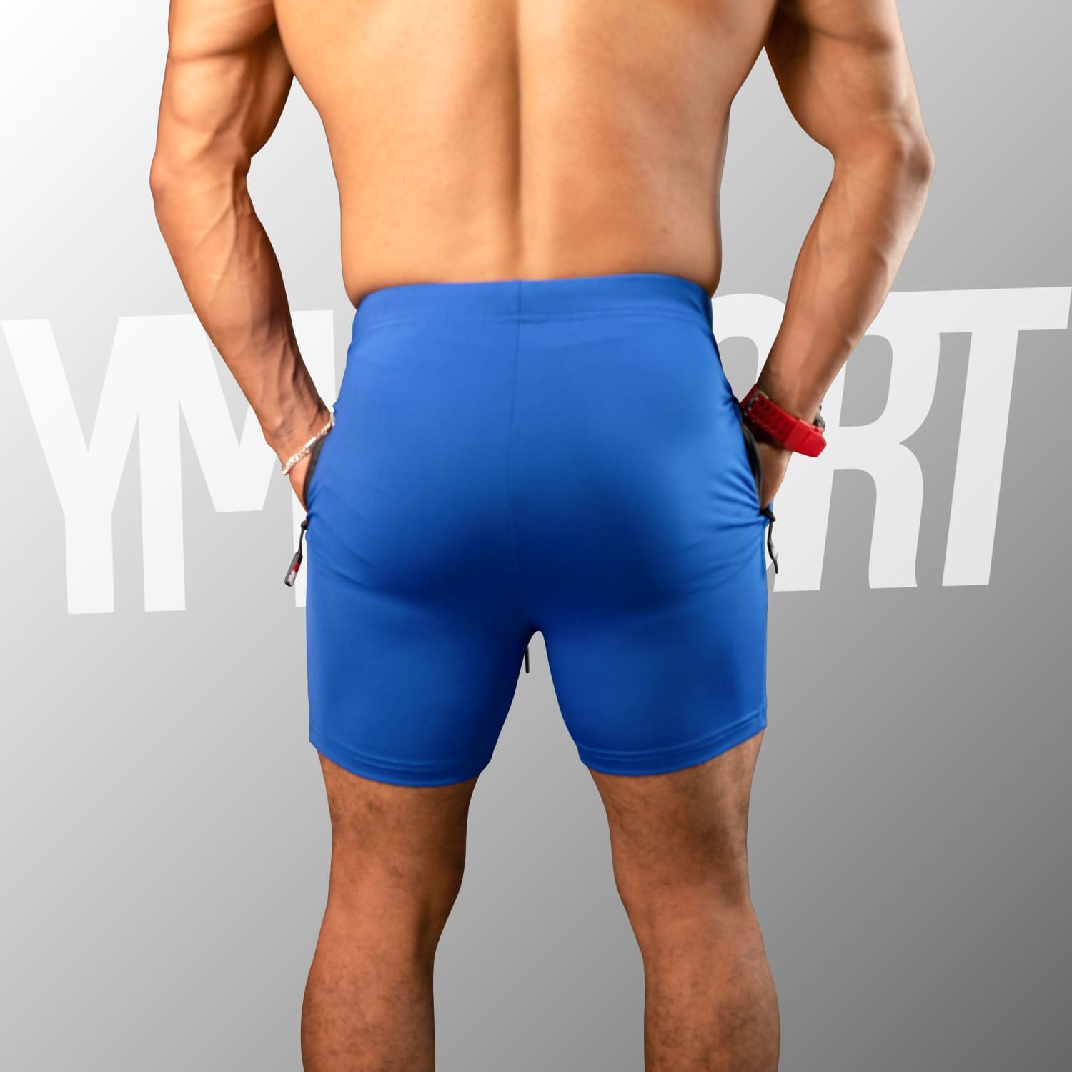 69119 Short de Entrenamiento Azulino