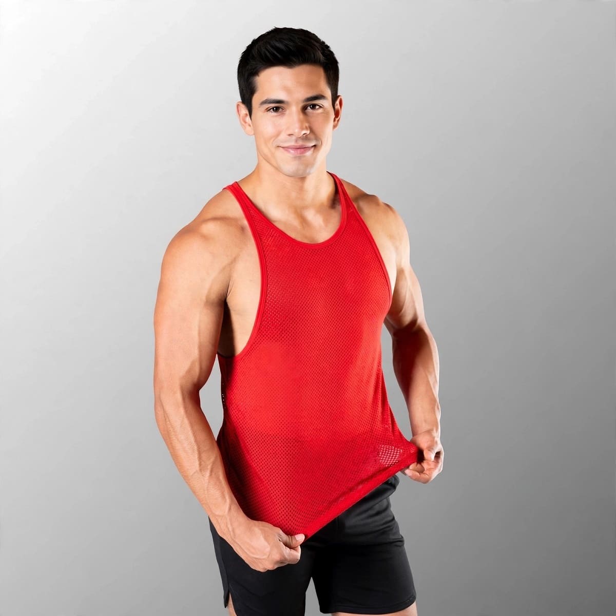 BVD Olímpico Malla Entrenamiento GYM Rojo 69090 - YML SPORT