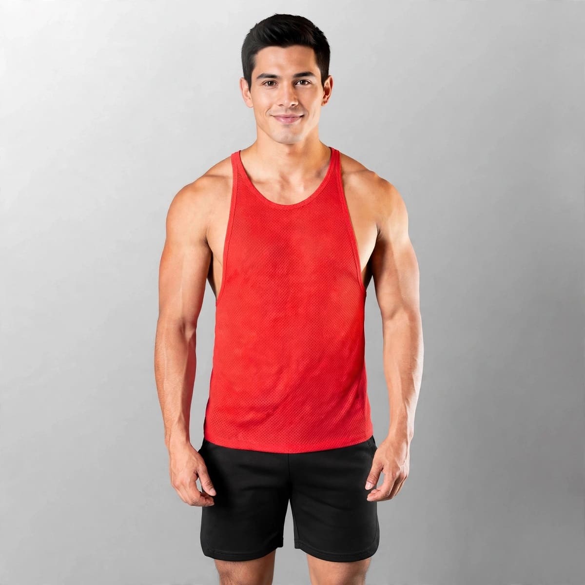 BVD Olímpico Malla Entrenamiento GYM Rojo 69090 - YML SPORT